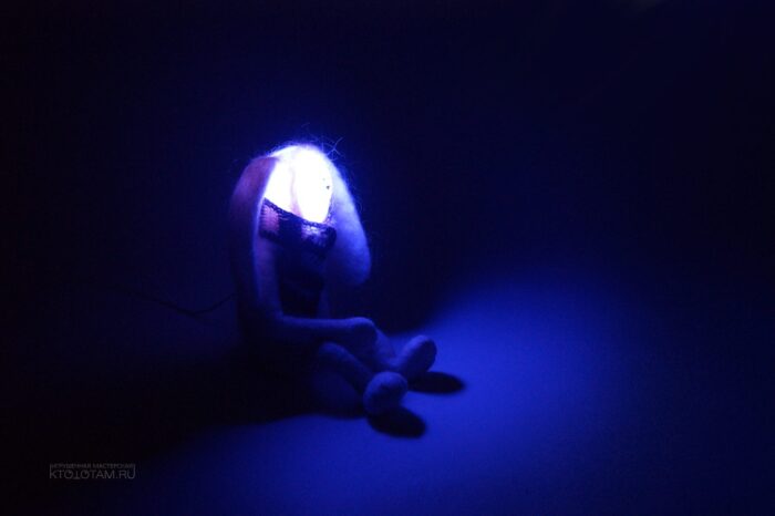 детский светильник, ночник "Заяц"