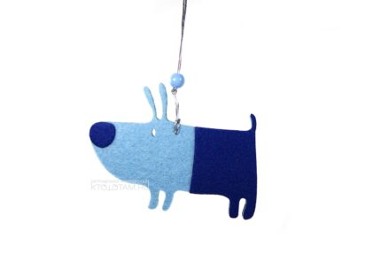 собака елочная игрушка, сувенир из фетра сувенир собака символ года оптом, купить сувениры с символом 2018 года, производство сувениров с символом года, сувениры к году собаки