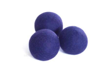 шары снежки фиолетовые из войлока ручного валяния антистресс снежок войлочный сувенир