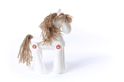 лошадка из фетра, авторская мягкая игрушка из войлока