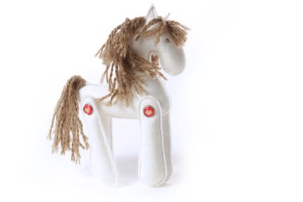 лошадка из фетра, авторская мягкая игрушка из войлока