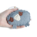 игрушка “овечка” из войлока ручной работы, подарок символ года 2015
