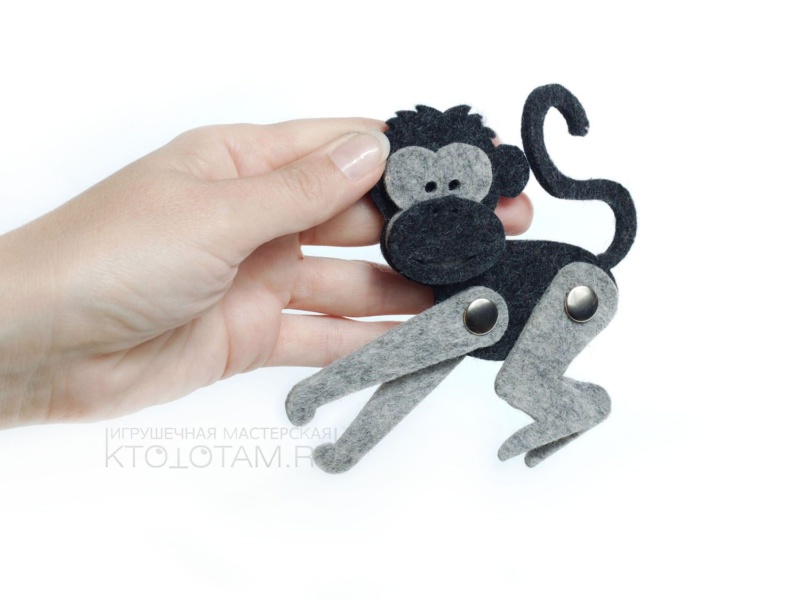 Мартышка игрушка с подвижными лапами - KTOTOTAM.ru — корпоративные ...