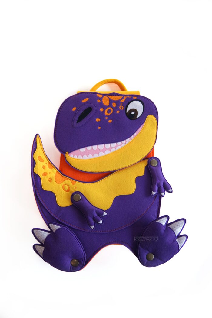 рюкзак в виде динозавра персонажа заказчика тираж оптом на заказ