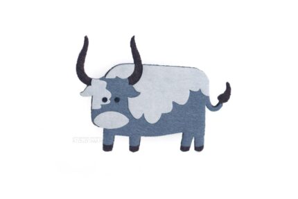 сувенир из фетра символ года быка на заказ