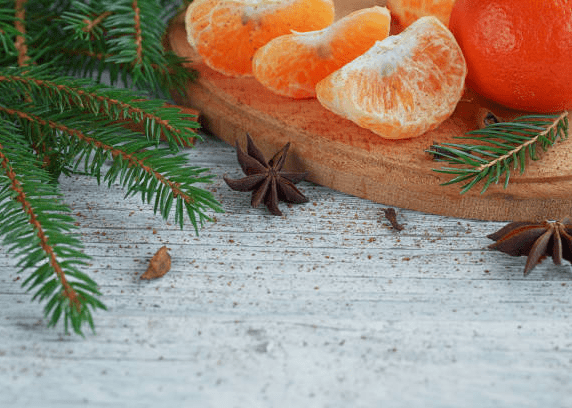 ёлка и мандарин арома сувенир, ароматизируем любые подарки из войлока на заказ оптом