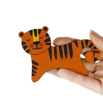 ёлочная игрушка Тигр сувенир символ года с логотипом на заказ