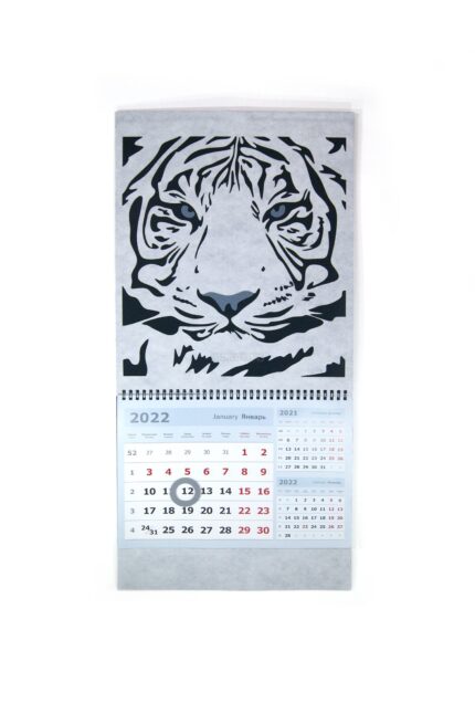 корпоративный календарь с шапкой из фетра индивидуальный дизайна заказ 31 карман