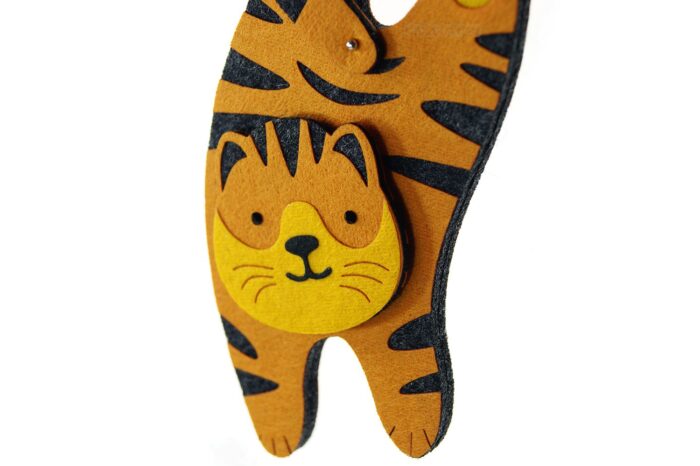 текстильный символ игрушка тигр год 2022 новогодние корпоративные подарки с логотипом