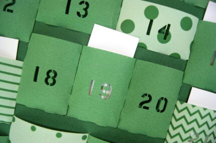 адвент календарь из фетра 31 карман на заказ
