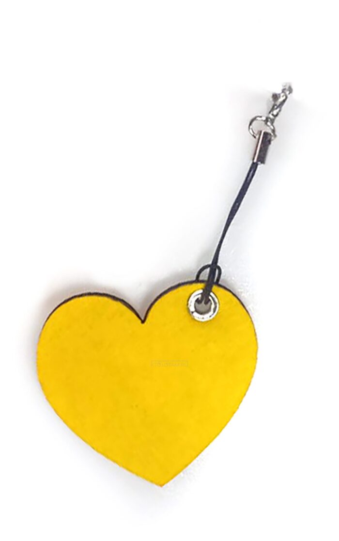 брелок сердце из фетра для печати логотипа
