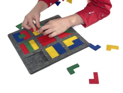 Квадрат, обучающая игра из фетра пазл вкладыш для малышей, развивающие игры из фетра, геометрический пазл, подарок для мальчика или девочки