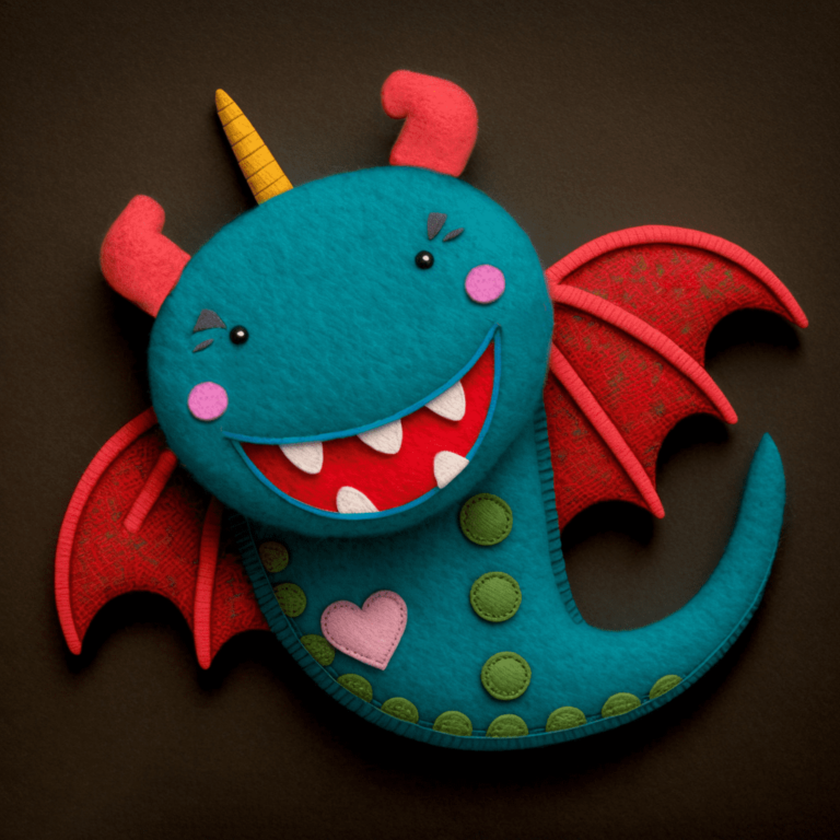дракоша мягкая игрушка из фетра, сувенир символ года дракона, корпоративные персонажи с логотипом производство