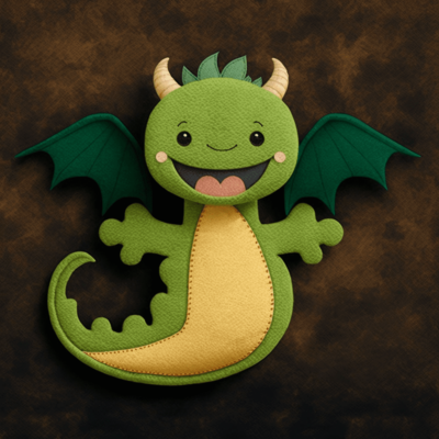 дракончик мягкая игрушка из фетра, сувенир символ года дракона, корпоративные персонажи с логотипом производство