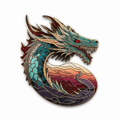 дракон брелок, идеи нестандартных корпоративных сувениров на тему символа 2024 года, необычные сувениры в виде драконов на заказ, разработка иллюстрации для мерча