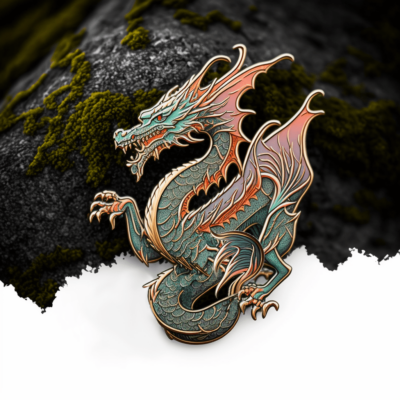 сувенир брошка в виде дракона, идеи необычных корпоративных подарков на тему символа 2024 года, разработка сувениры в виде драконов на заказ