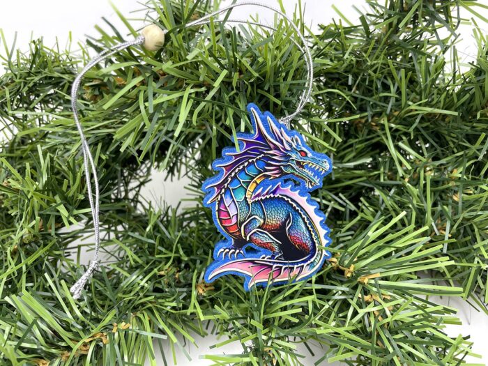 голубой дракон фигурка из фетра, корпоративные подарки на заказ с логотипом