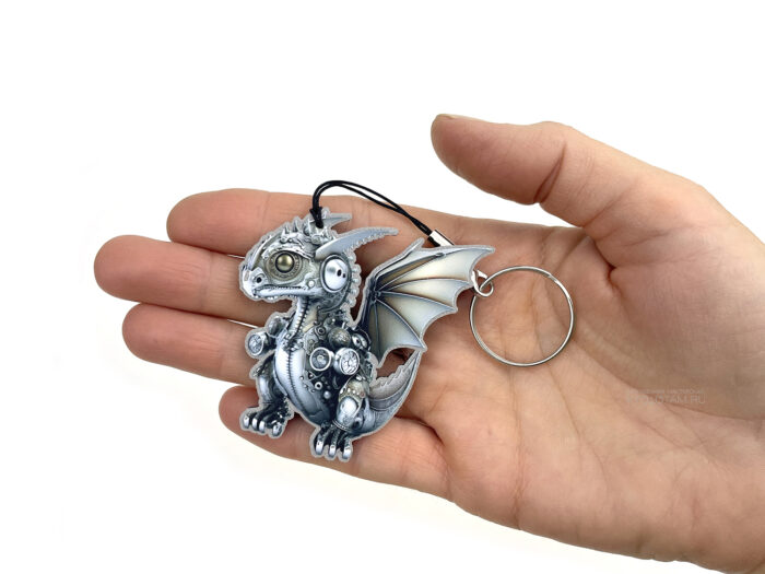 Крылатый дракон брелки из фетра в стиле "Стимпанк", эко подарки ручной работы по индивидуальному дизайну на заказ