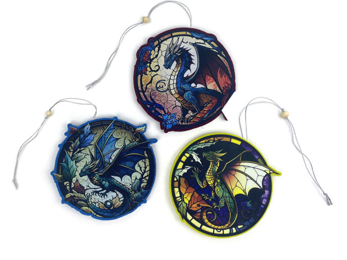 Крылатые драконы, набор ёлочных фигурок из фетра, сувениры с символом символ года