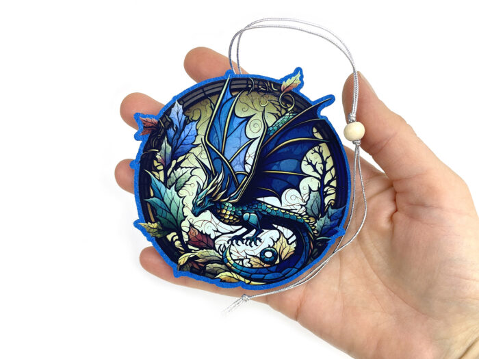 Синий дракон, набор ёлочных фигурок из фетра, сувениры с символом символ года