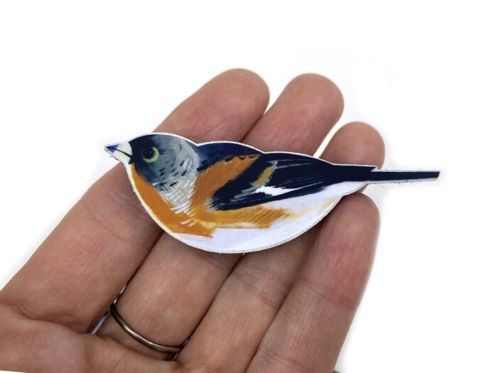 Значок в форме птицы из фетра, оригинальные промо сувениры с логотипом на заказ